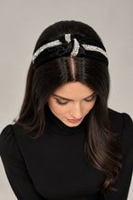 Load image into Gallery viewer, Luxury Rhinestone Top Knot Headband