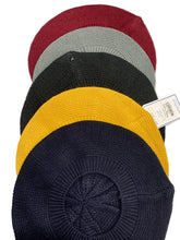 Load image into Gallery viewer, Textured Cotton Berets - One Size Fits Most