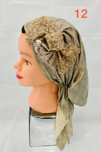 Load image into Gallery viewer, Shiny Party Pre-Tied Tichels with Embellishments - Lycra Elegance