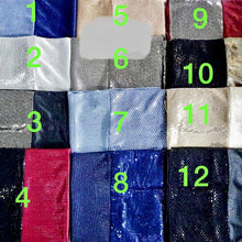 Load image into Gallery viewer, Three Toned Sequin Scarves - Long Rectangles