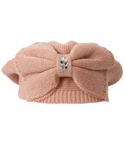 Load image into Gallery viewer, Rhinestone Studded Big Bow Beret