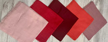 Load image into Gallery viewer, Turkish Textured Solid Squares - Cotton Pinks!