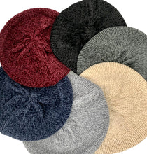 Load image into Gallery viewer, Chenille Berets/Snoods