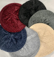 Load image into Gallery viewer, Chenille Berets/Snoods