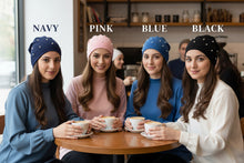 Load image into Gallery viewer, Pearl Beanie with Diamond Accents - Elegant Head Covering