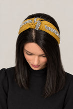 Load image into Gallery viewer, Luxury Rhinestone Top Knot Headband