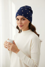 Load image into Gallery viewer, Jeweled Elegance Beanie - Luxe Warmth with Sparkling Style