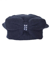 Load image into Gallery viewer, Rhinestone Studded Big Bow Beret