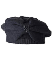 Load image into Gallery viewer, Rhinestone Studded Big Bow Beret