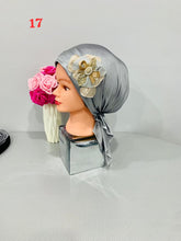 Load image into Gallery viewer, Shiny Party Pre-Tied Tichels with Embellishments - Lycra Elegance