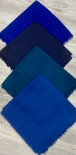 Load image into Gallery viewer, Turkish Textured Solid Squares - Cotton Blues!