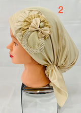 Load image into Gallery viewer, Shiny Party Pre-Tied Tichels with Embellishments - Lycra Elegance