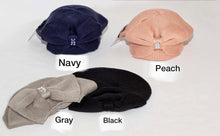 Load image into Gallery viewer, Rhinestone Studded Big Bow Beret