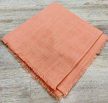 Load image into Gallery viewer, Turkish Textured Solid Squares - Cotton Oranges!