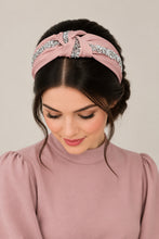 Load image into Gallery viewer, Luxury Rhinestone Top Knot Headband