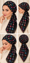 Load image into Gallery viewer, Couture Houndstooth Pre-Tied Tichel
