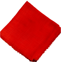 Load image into Gallery viewer, Turkish Textured Solid Squares - Cotton Pinks/Reds
