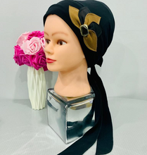 Load image into Gallery viewer, Elegant Long Tail Pre-Tied Tichel with Embellishments

