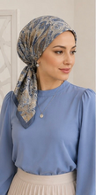 Load image into Gallery viewer, Paisley Garden Silk-Touch Scarf | Satin Square
