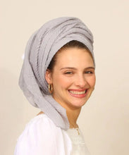 Load image into Gallery viewer, Pleated Silk-Touch Scarf
