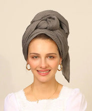 Load image into Gallery viewer, Pleated Silk-Touch Scarf
