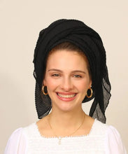 Load image into Gallery viewer, Pleated Silk-Touch Scarf
