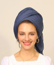 Load image into Gallery viewer, Pleated Silk-Touch Scarf
