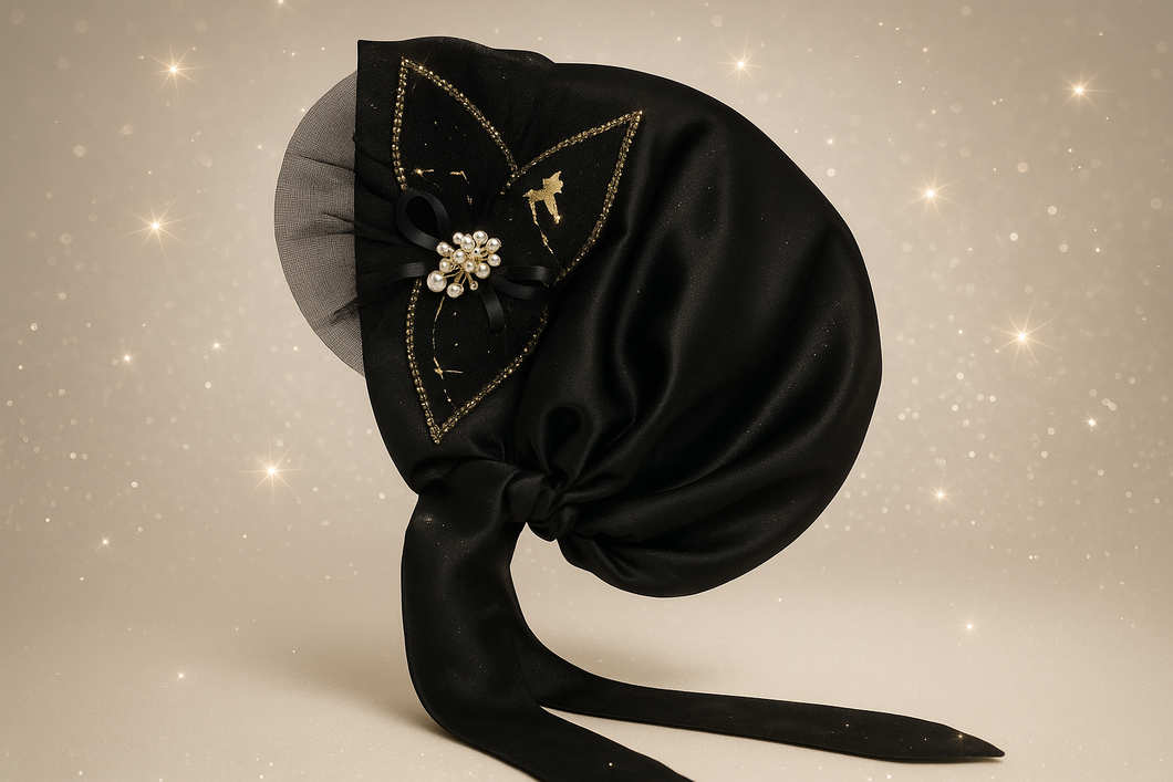 Enhanced Silk Tichel with Professional Sparkle Effects