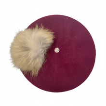 Load image into Gallery viewer, Luxury Cashmere Winter Berets with Pompoms
