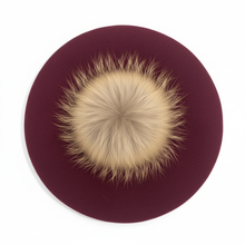 Load image into Gallery viewer, Luxury Cashmere Winter Berets with Pompoms
