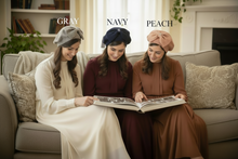 Load image into Gallery viewer, Rhinestone Studded Big Bow Beret
