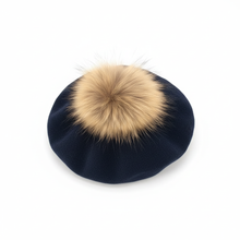 Load image into Gallery viewer, Luxury Cashmere Winter Berets with Pompoms
