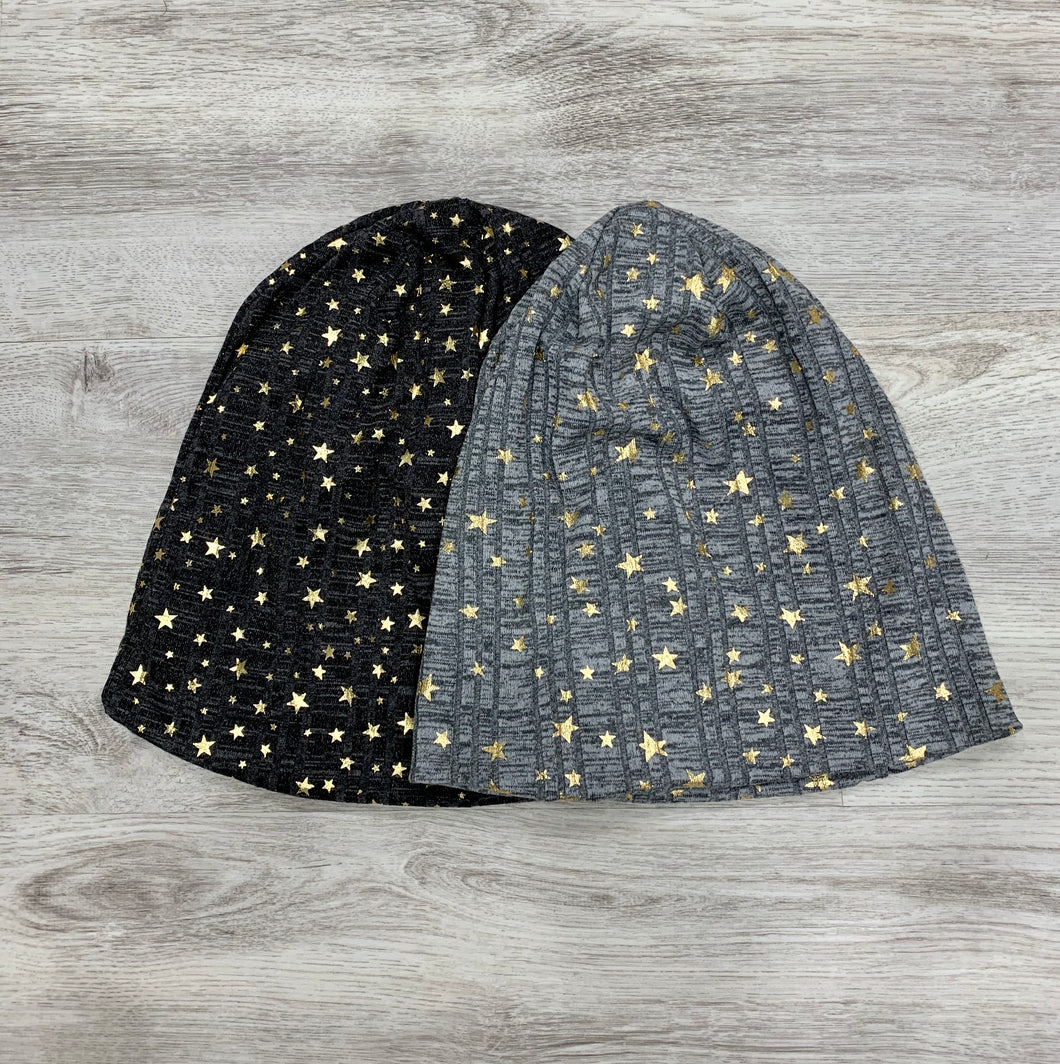 Cotton Gold Star Beanie