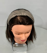 Load image into Gallery viewer, Metallic Dots Top Knot Headband
