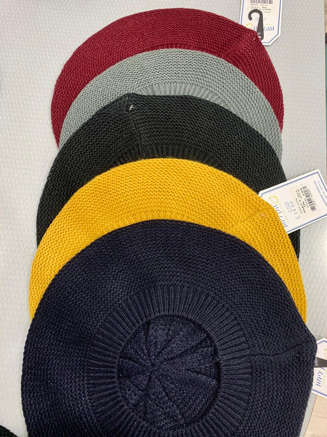 Textured Cotton Berets