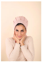 Load image into Gallery viewer, Yodfat Pleated Turban - Light Pink
