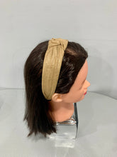 Load image into Gallery viewer, Metallic Dots Top Knot Headband
