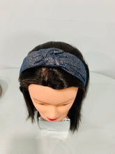 Load image into Gallery viewer, Metallic Dots Top Knot Headband
