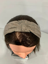 Load image into Gallery viewer, Metallic Dots Top Knot Headband
