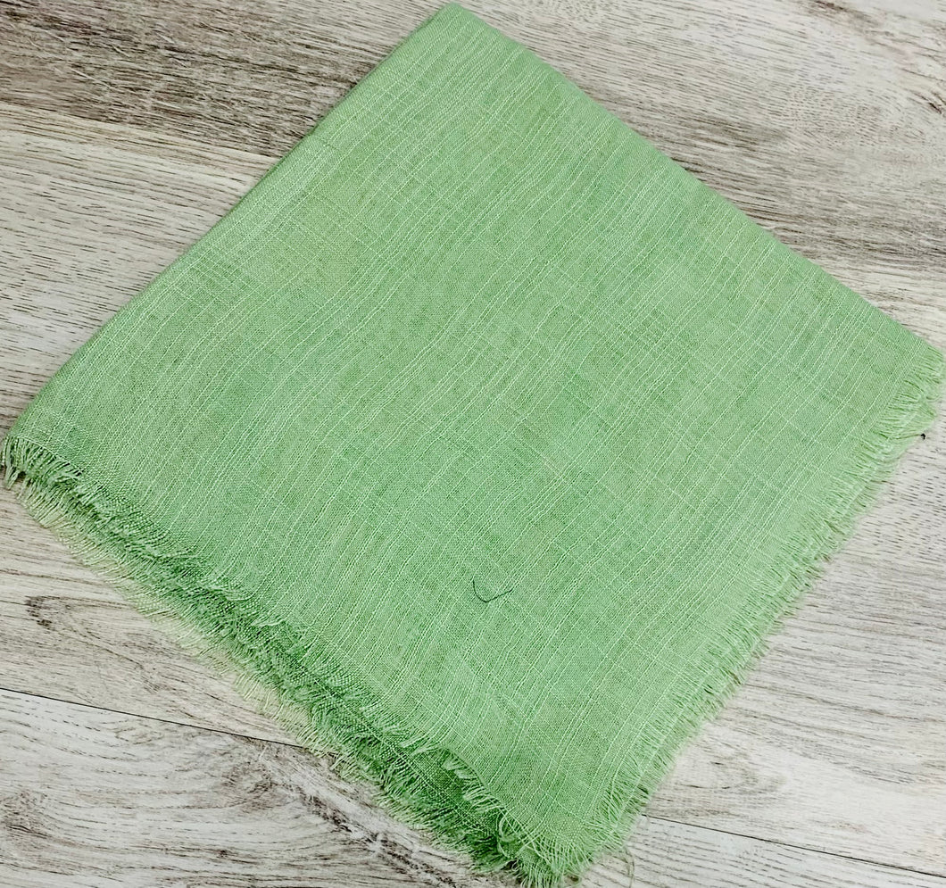 Turkish Textured Solid Squares - Cotton Greens!