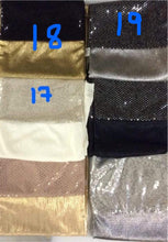 Load image into Gallery viewer, Three Toned Sequin Scarves - Long Rectangles
