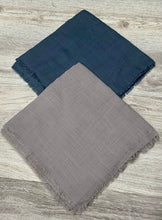 Load image into Gallery viewer, Turkish Textured Solid Squares - Cotton Grays!
