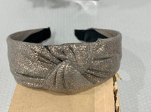 Load image into Gallery viewer, Metallic Dots Top Knot Headband
